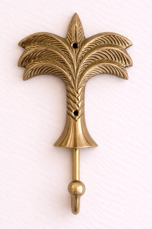 Brass Palm Tree Hook