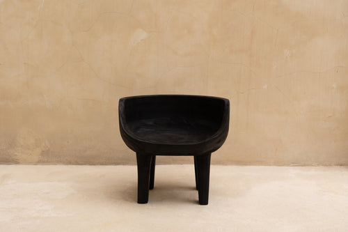 Teak Wood Low Round Chair